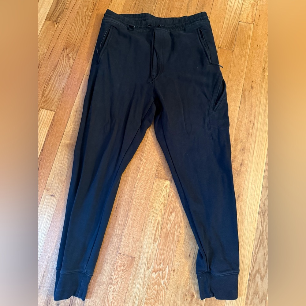 Y-3 Black Sweatpants with Tapered Fit and Elastic Waistband